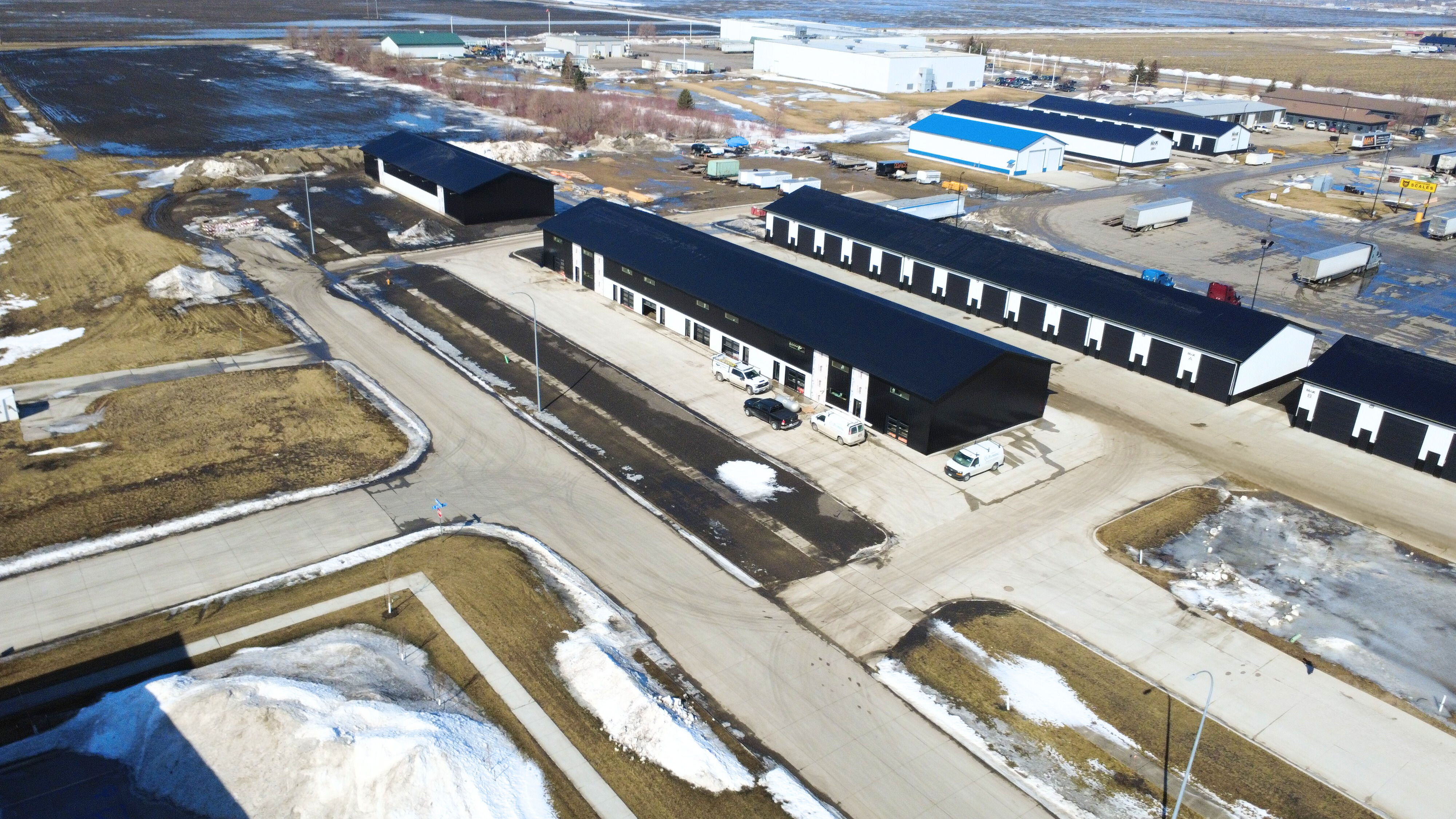 Mega MAK Storage Grand Forks aerial view