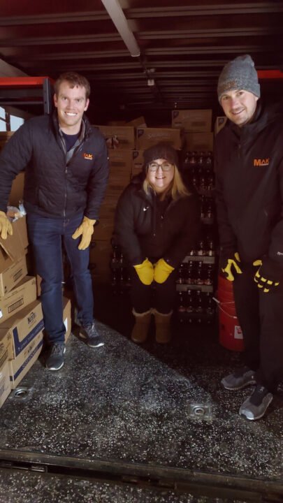 MAK Construction Food Drive