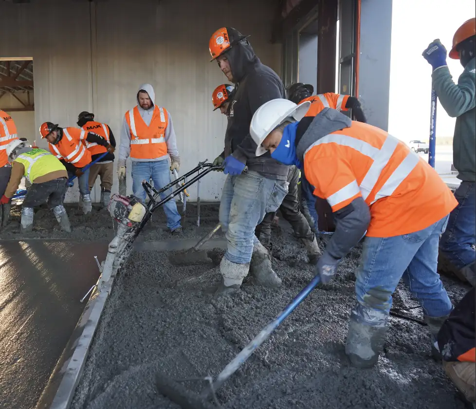 Commercial concrete project