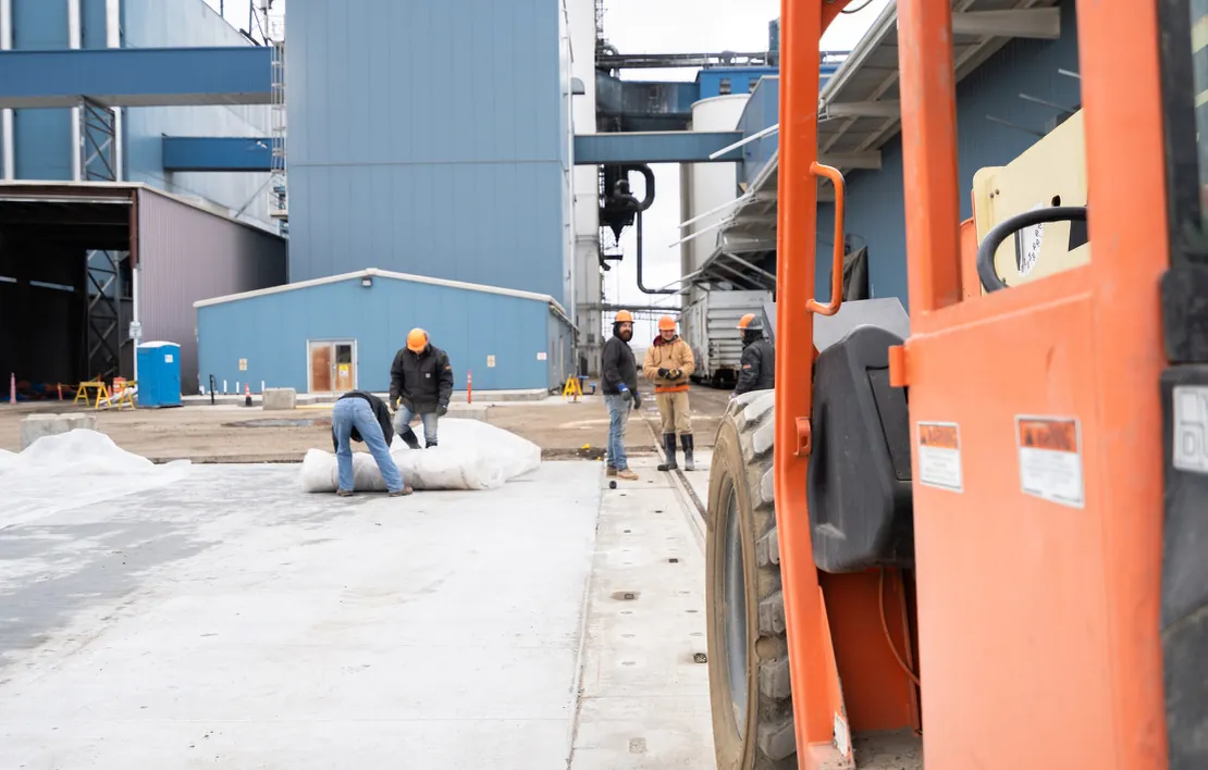 Commercial concrete project