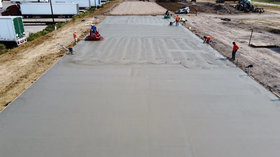 Commercial concrete project