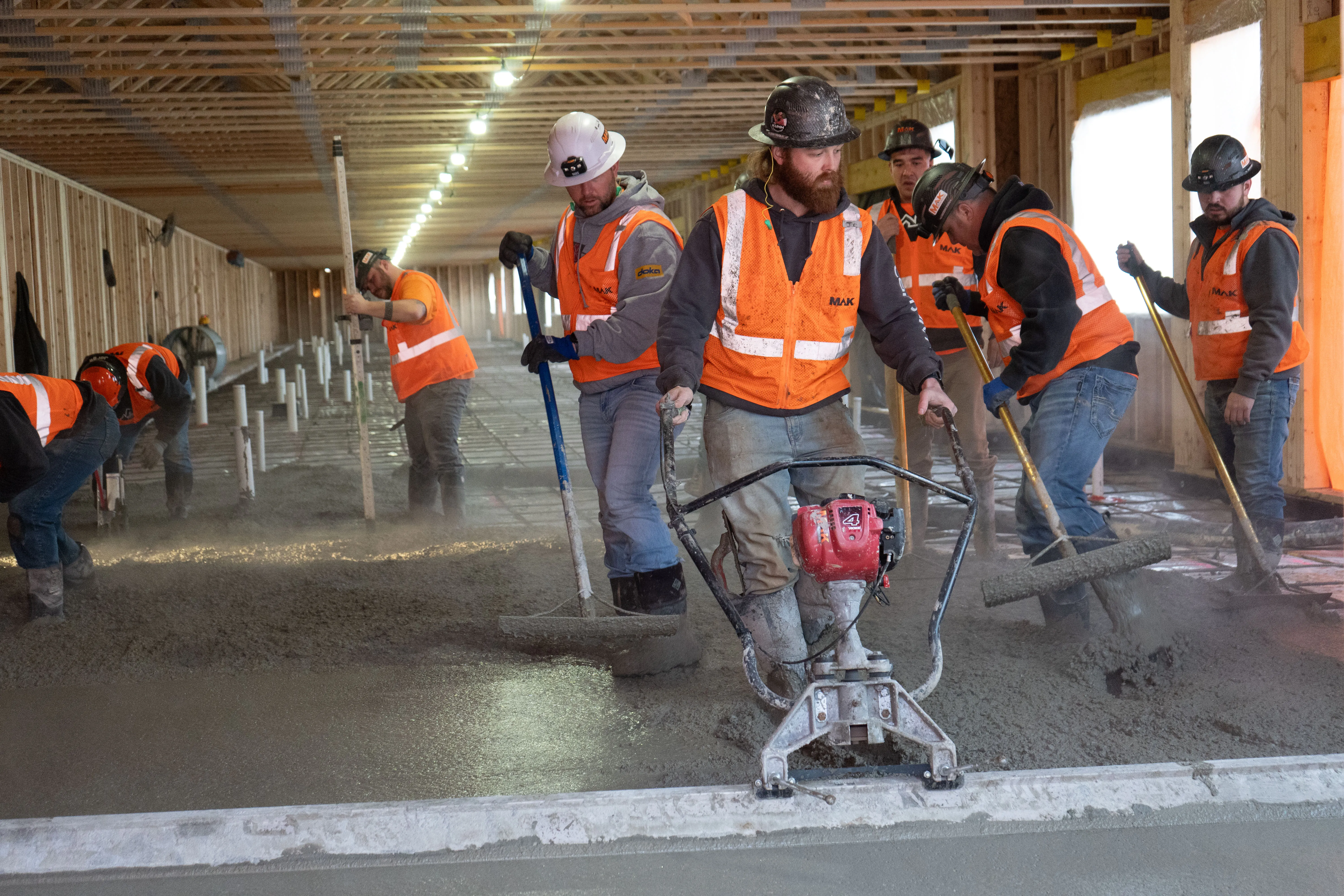 Commercial concrete project